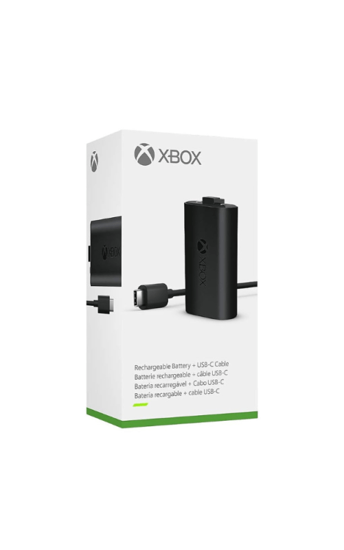 Accessoires Xbox : batterie rechargeable et câble USB-C prêts à l'emploi